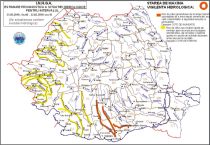 Codul Portocaliu de inundaţii, prelungit pe râurile din patru judeţe. Vezi prognoza meteo