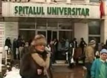 Alarmă falsă cu bombă la Spitalul Universitar din Bucureşti (VIDEO)