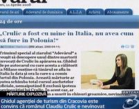 Mărturie explozivă: Claudiu Crulic se afla în Italia când s-a comis furtul din Polonia
