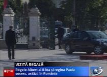 Regele Albert al II-lea al Belgiei şi regina Paola vizitează România