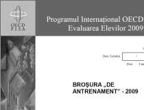 Testul PISA, noul hop pe care îl au de trecut elevii la admiterea în liceu. Vezi un model de test