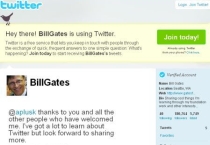 Bill Gates şi-a făcut cont pe Twitter ca să promoveze o fundaţie umanitară