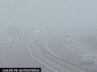 Trafic rutier îngreunat pe Autostrada Soarelui, din cauţa ceţii
