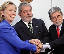 Clinton nu a convins Brazilia să susţină sancţiunile contra Iranului