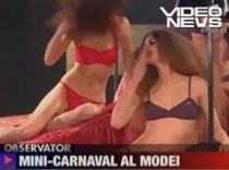 Paris. Prezentare de modă, transformată în minicarnaval (VIDEO)