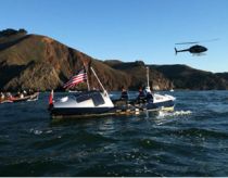 Doi britanici au traversat Oceanul Pacific într-o ambarcaţiune cu vâsle