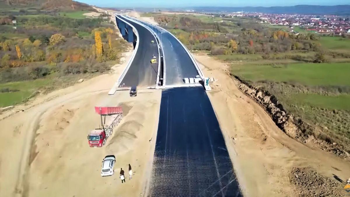 Cum arată primii kilometri din autostrada Sibiu Pitești S ar putea