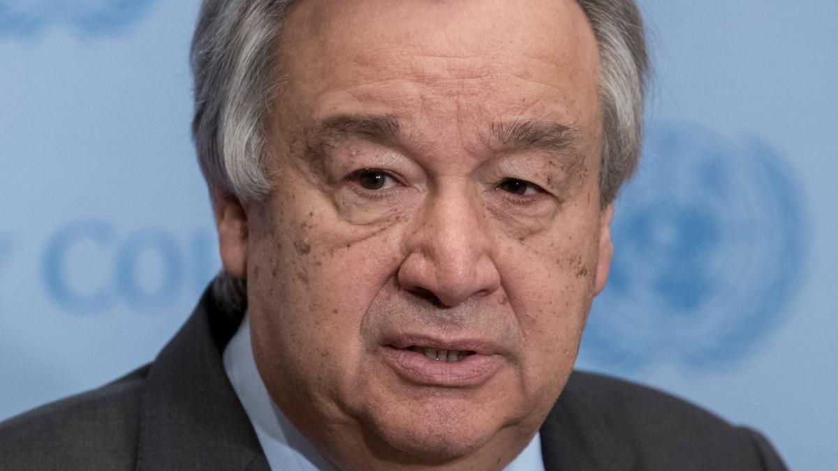 Secretarul General Al Onu Antonio Guterres Declara Ii Despre Situa Ia