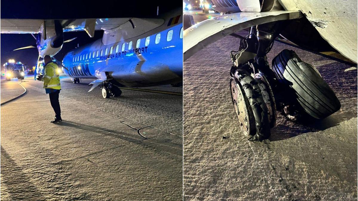 Un Avion TAROM Plin Cu Pasageri Care A Plecat De Pe Otopeni La