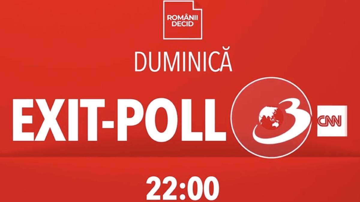 Singurul exit poll din România la Antena 3 CNN Veți fi primii care