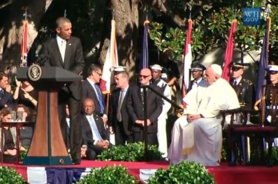 Întâlnire istorică. Barack Obama l-a primit la Casa Albă pe Papa Francisc 127