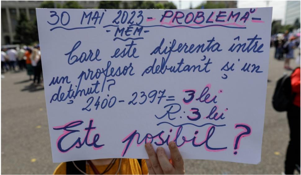 Galerie Foto De Profesori La Cel Mai Mare Protest Din Ultimii