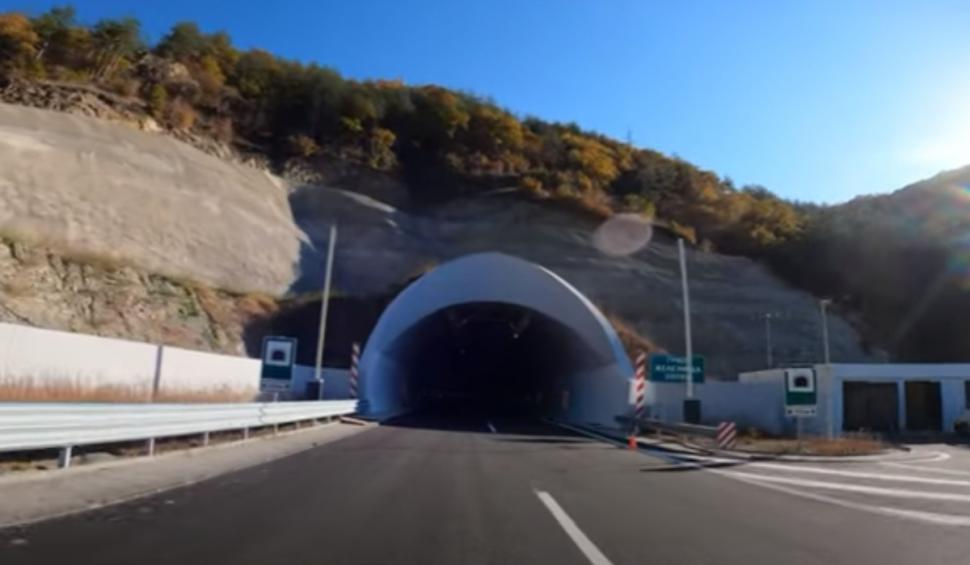 Imagini cu cel mai lung tunel de autostradă din Bulgaria Drumul către