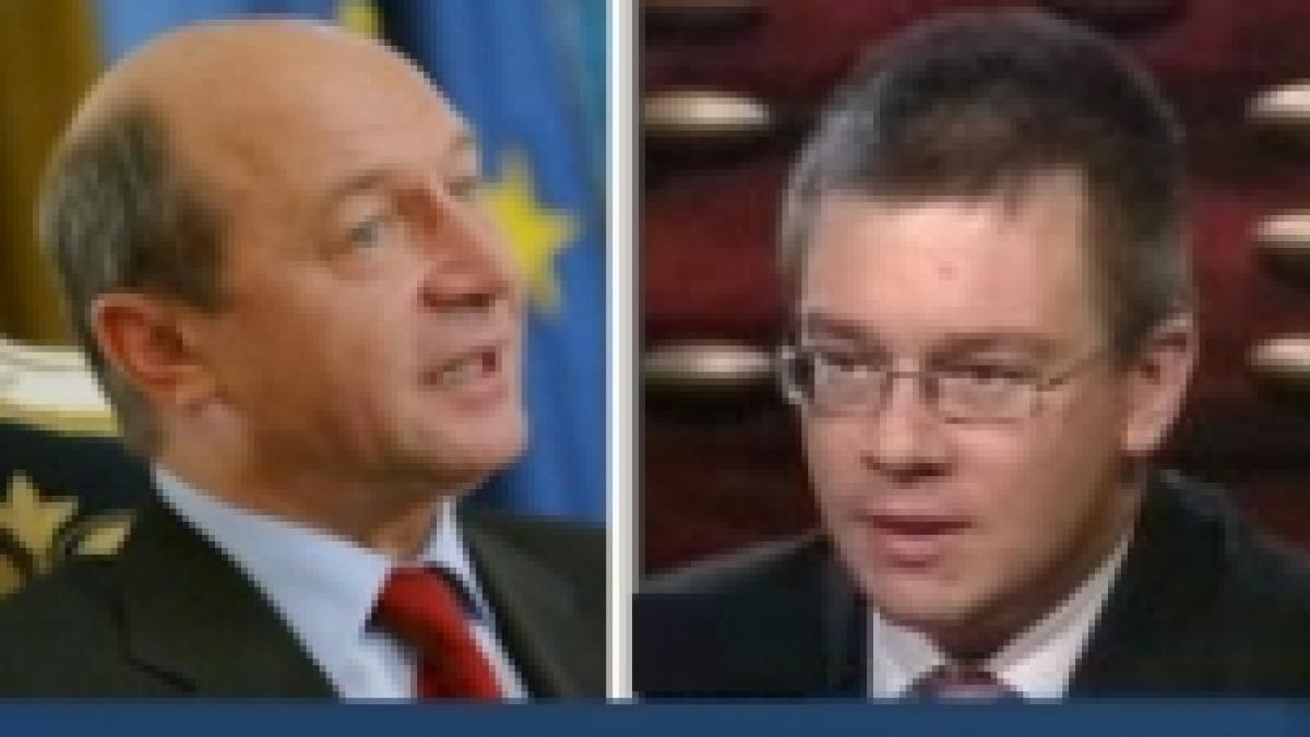 Întâlnirea Băsescu-Ungureanu, anulată