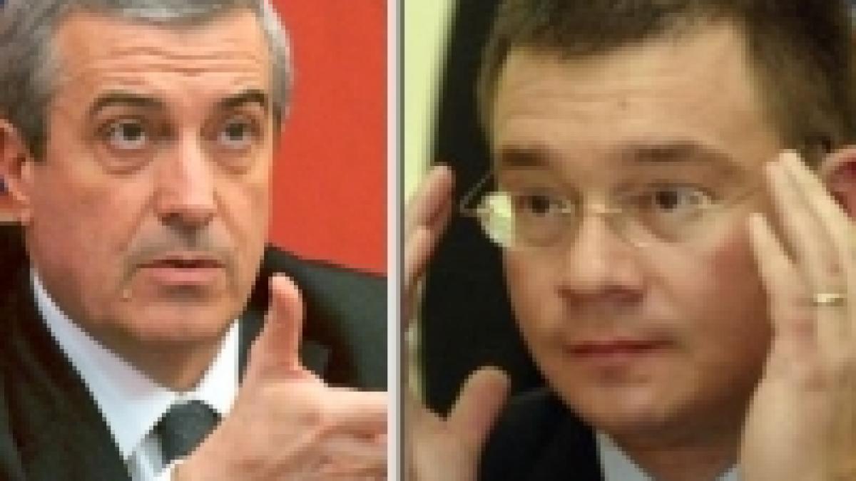 Ungureanu îl faultează pe Tăriceanu