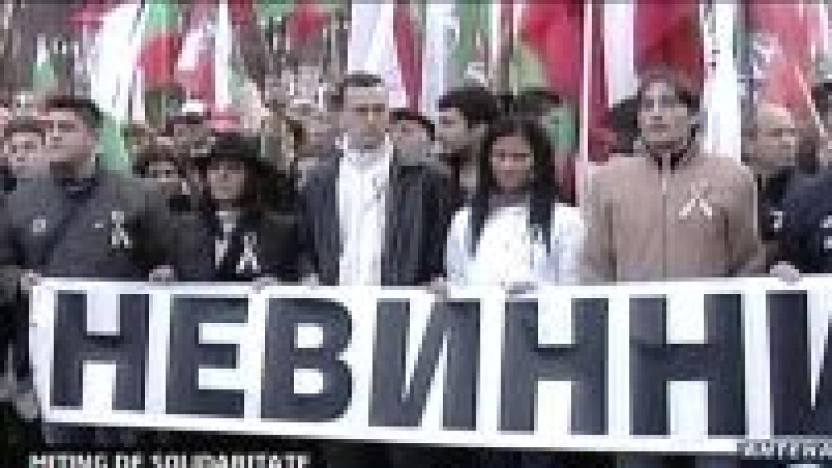 Bulgaria. Miting de solidaritate 
