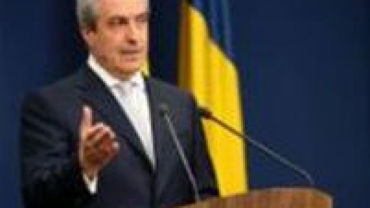 Tăriceanu va prezenta bilanţul Cabinetului său