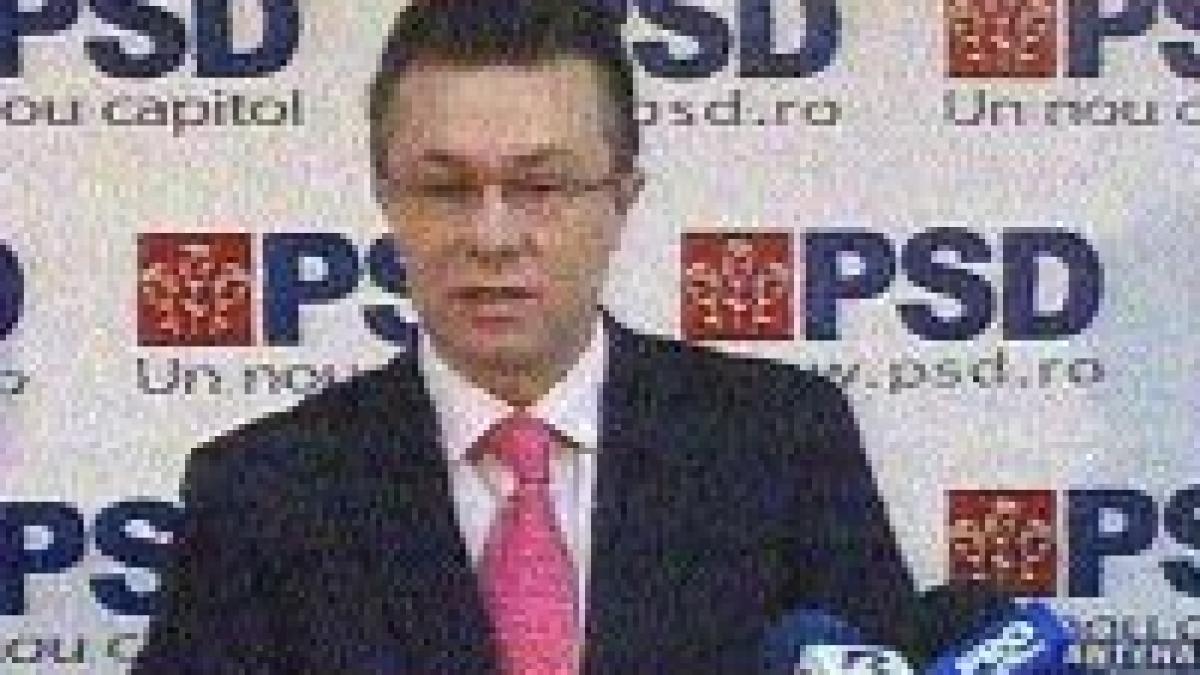 PSD susţine amânarea euroalegerilor