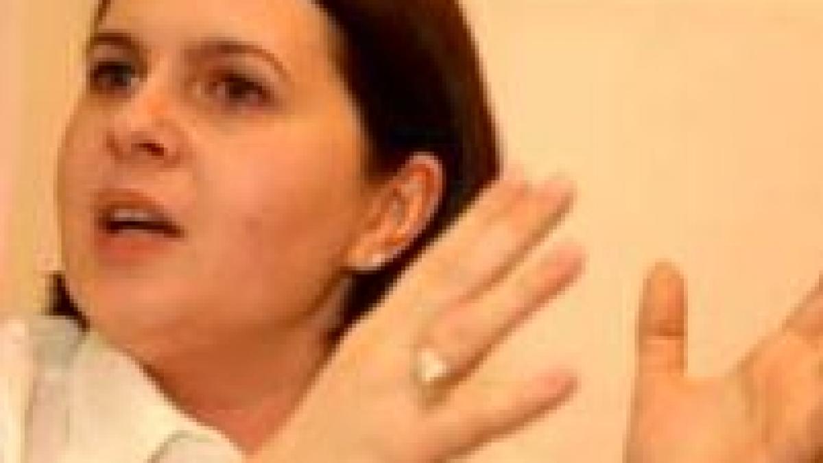 Adriana Săftoiu ţinută la... uşa Guvernului