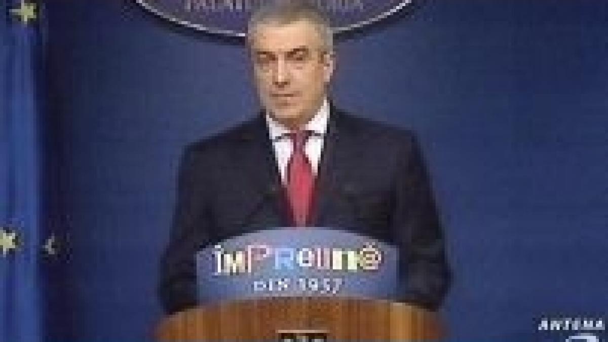 Tăriceanu este şi ministru de externe 