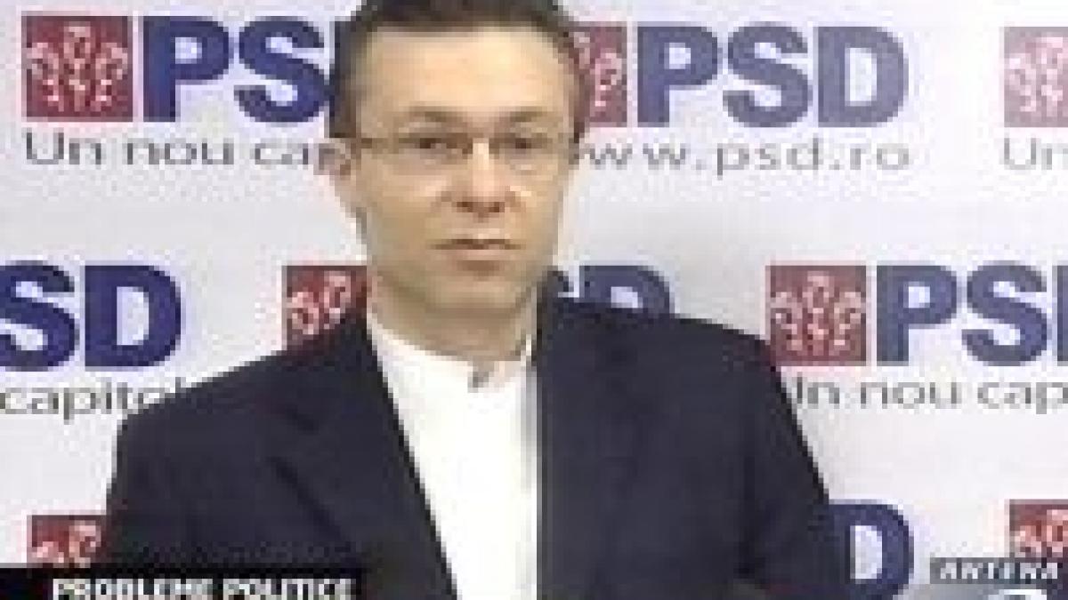 PSD nu va colabora cu PD sau PNL