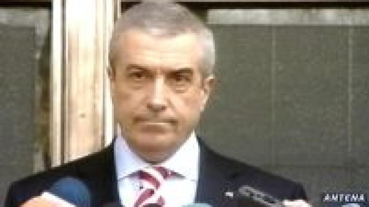 Tăriceanu caută o formulă de Guvern