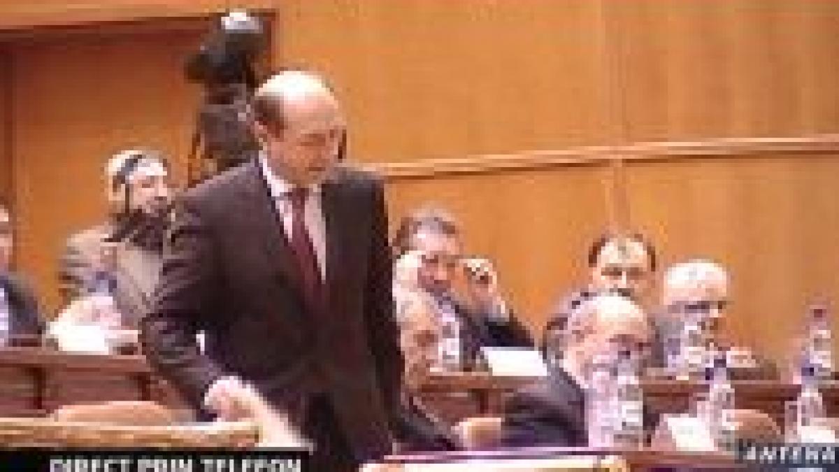 Suspendarea lui Băsescu la Parlament