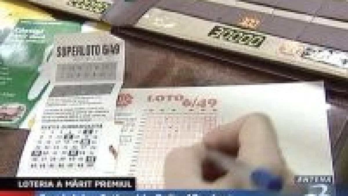 Loteria a mărit premiul la tragerea 6/49