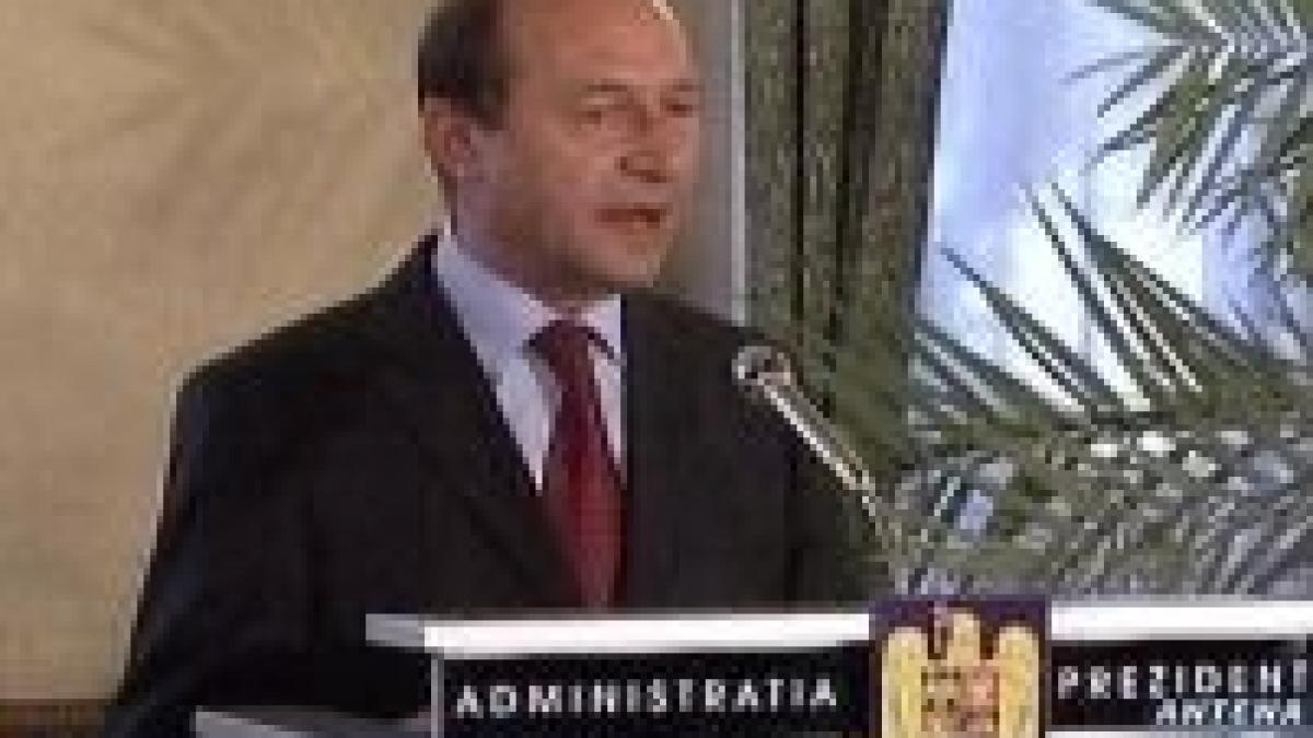 Băsescu a fost la Palatul Cotroceni