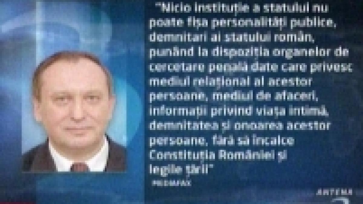 "Băsescu a folosit informaţii secrete"