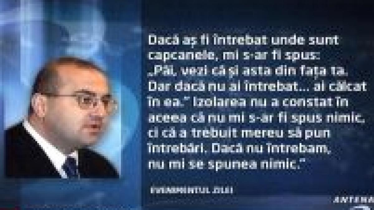 C. Săftoiu: Sunt victima războiului anti-Băsescu
