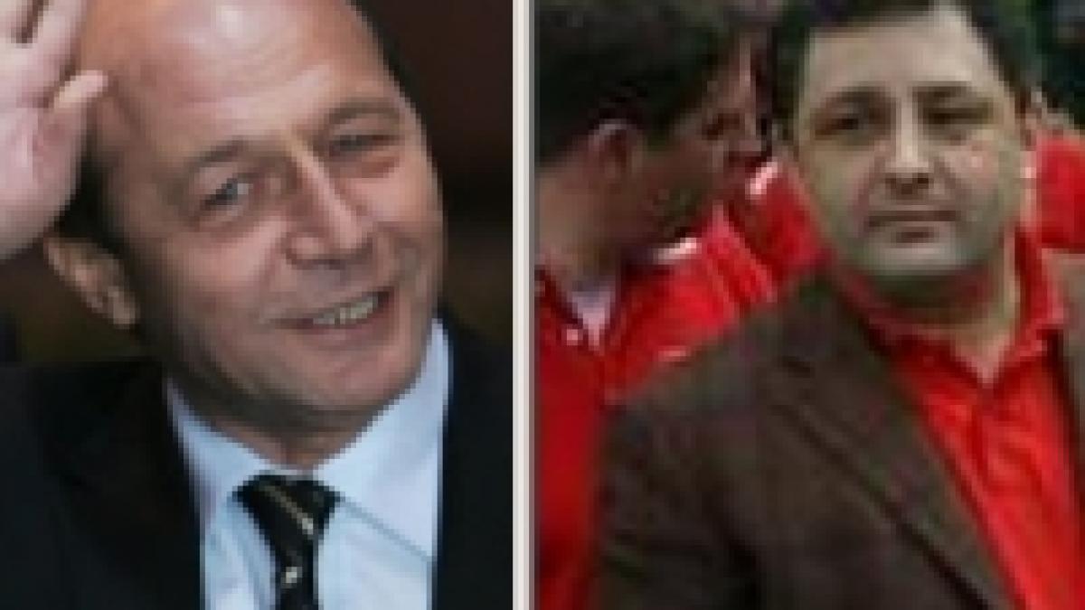 Băsescu şi Vanghelie la românii din Spania