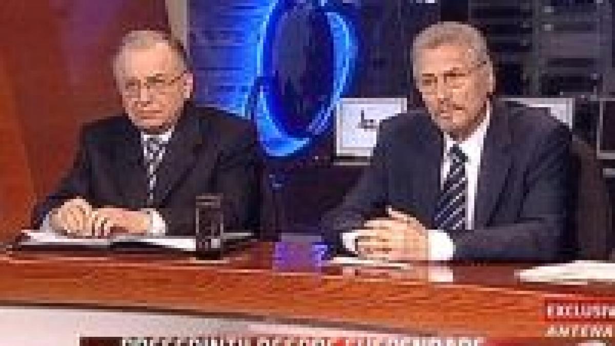 Iliescu şi Constantinescu vs. Băsescu