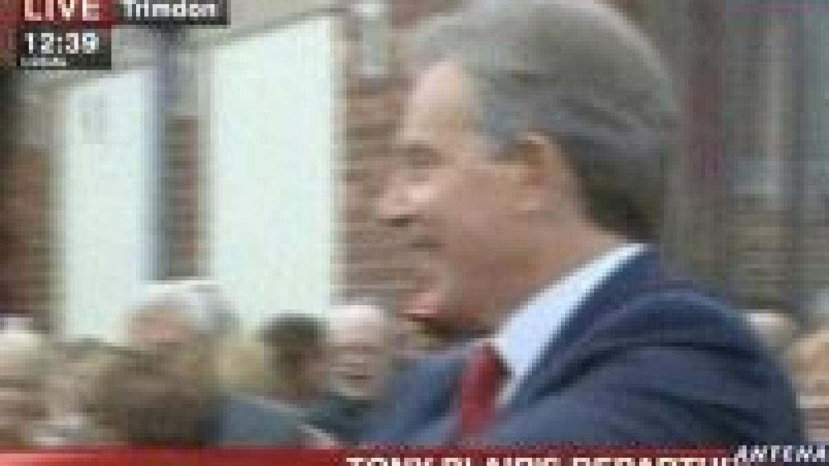 Tony Blair demisionează pe 27 iunie