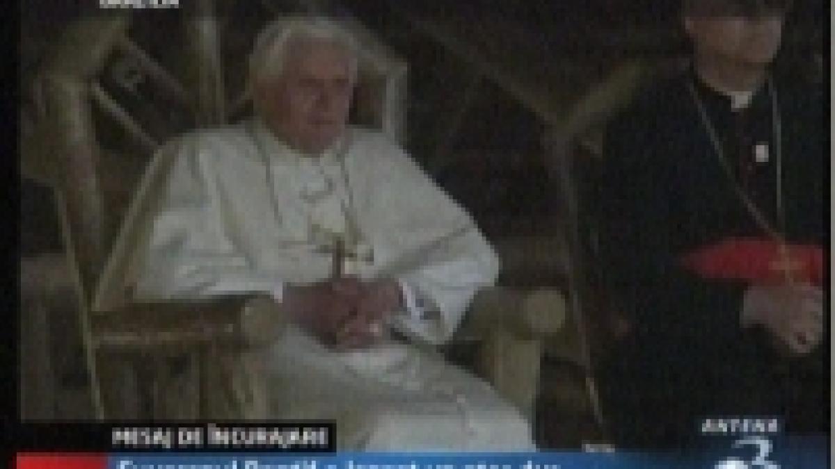 Papa Benedict militează împotriva drogurilor