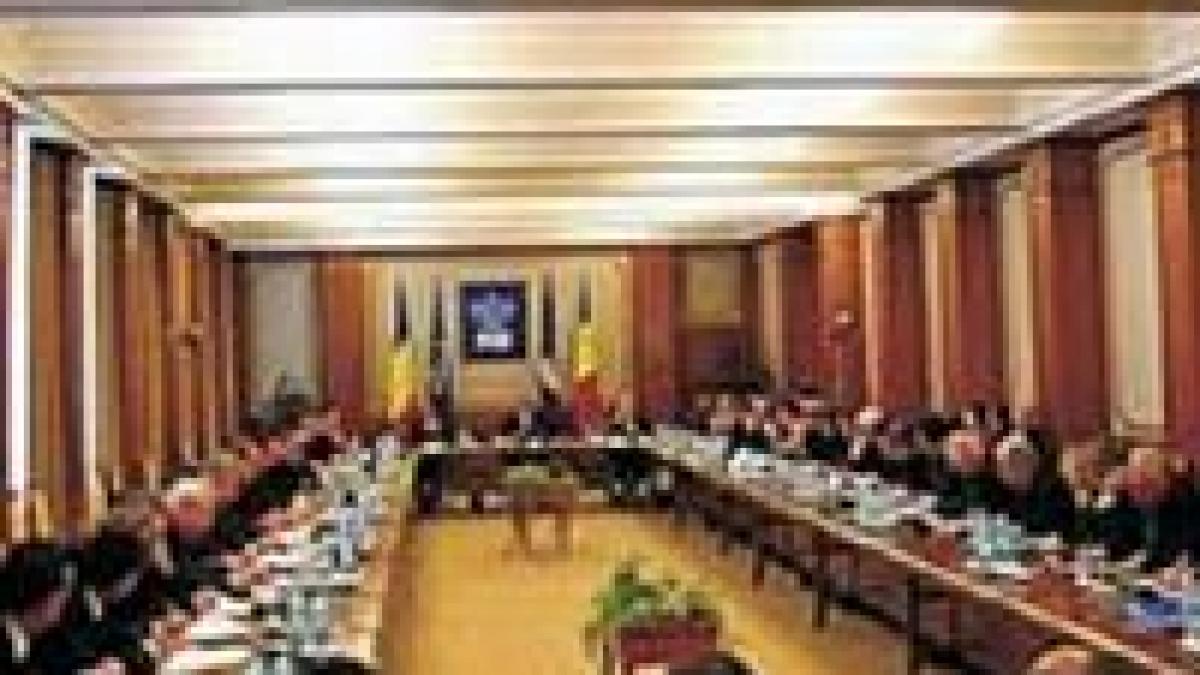 Reorganizarea Guvernului aprobată prin... absenţă
