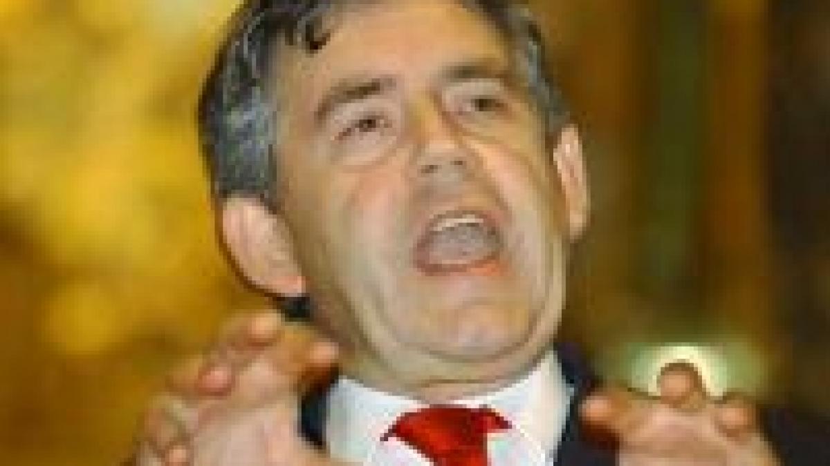 Londra. Gordon Brown e viitorul premier