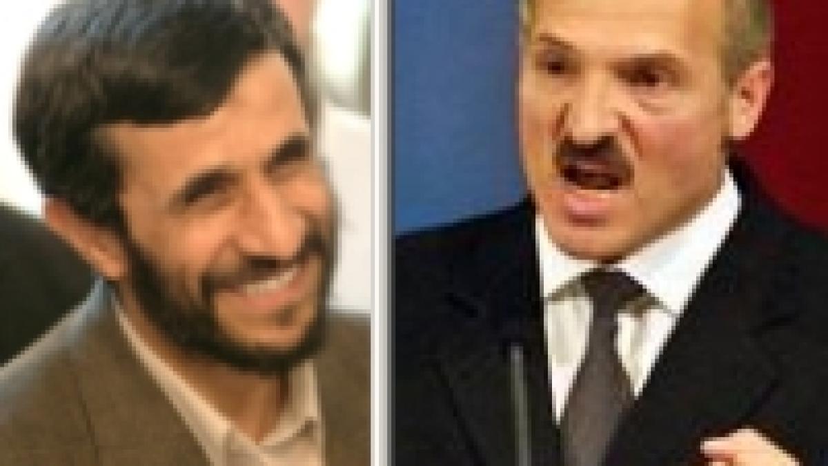 Ahmadinejad face pact cu Lukasenko