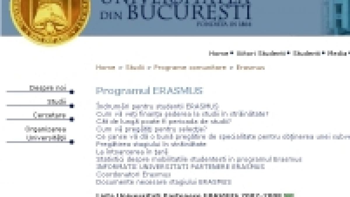 Erasmus oferă şi stagiu de practică studenţilor