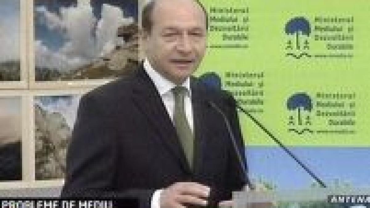 Discursul lui Băsescu de Ziua Mediului