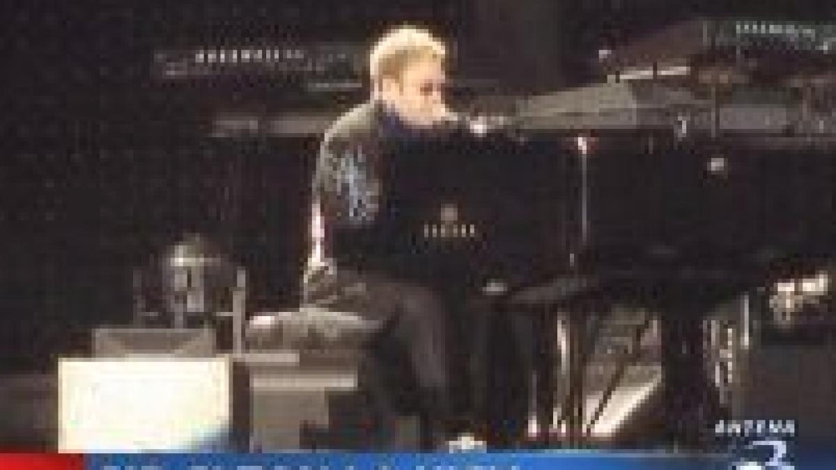 Sir Elton John a susţinut un concert în Ucraina