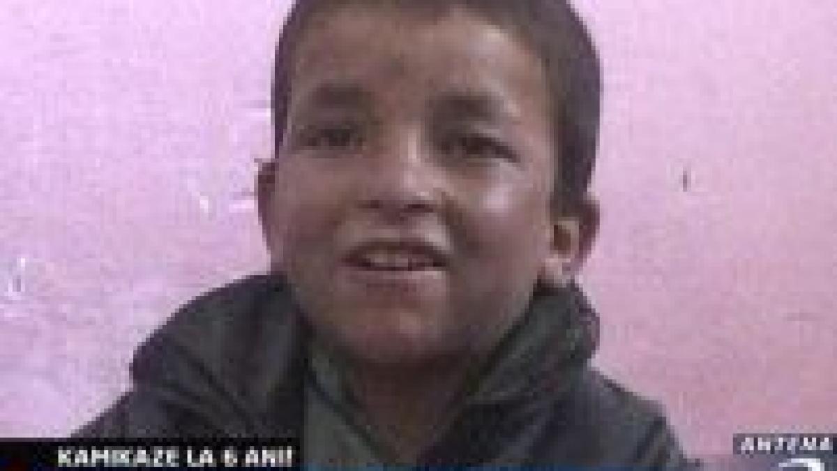 Afganistan. Copil kamikaze de 6 ani