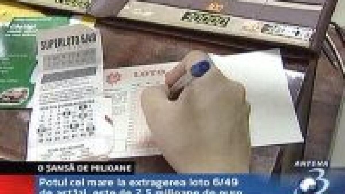 Marele premiu la loto este de 2,5 milioane de euro