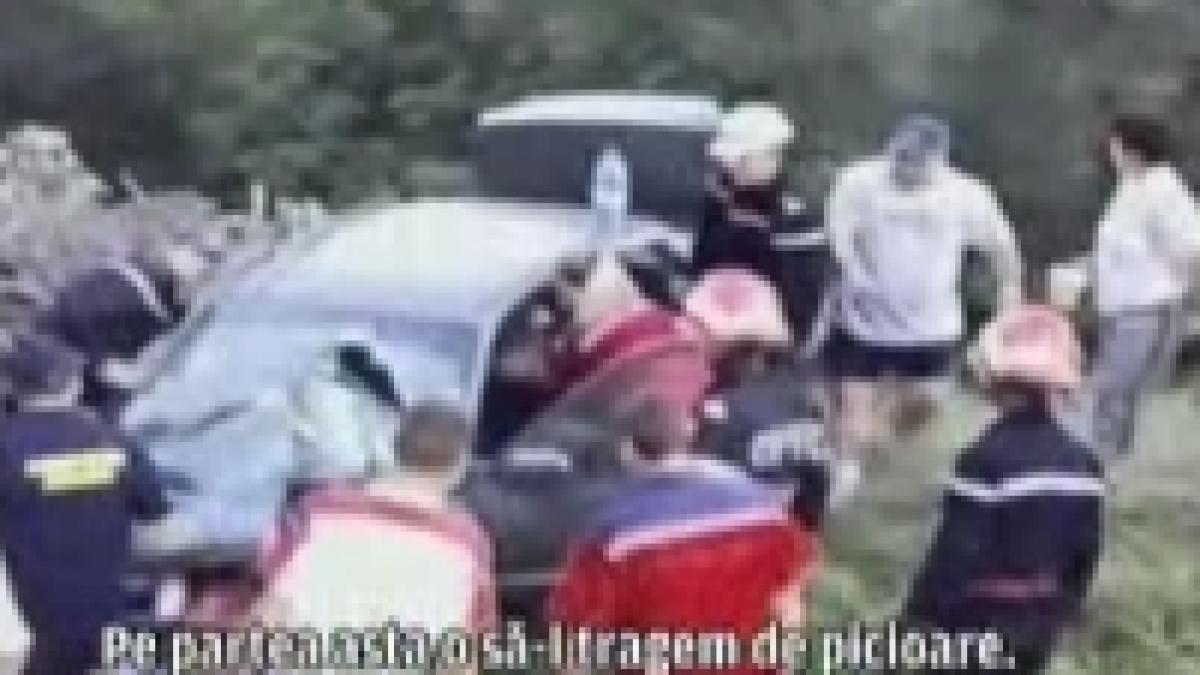 Grav accident rutier surprins de un operator amator (VIDEO)