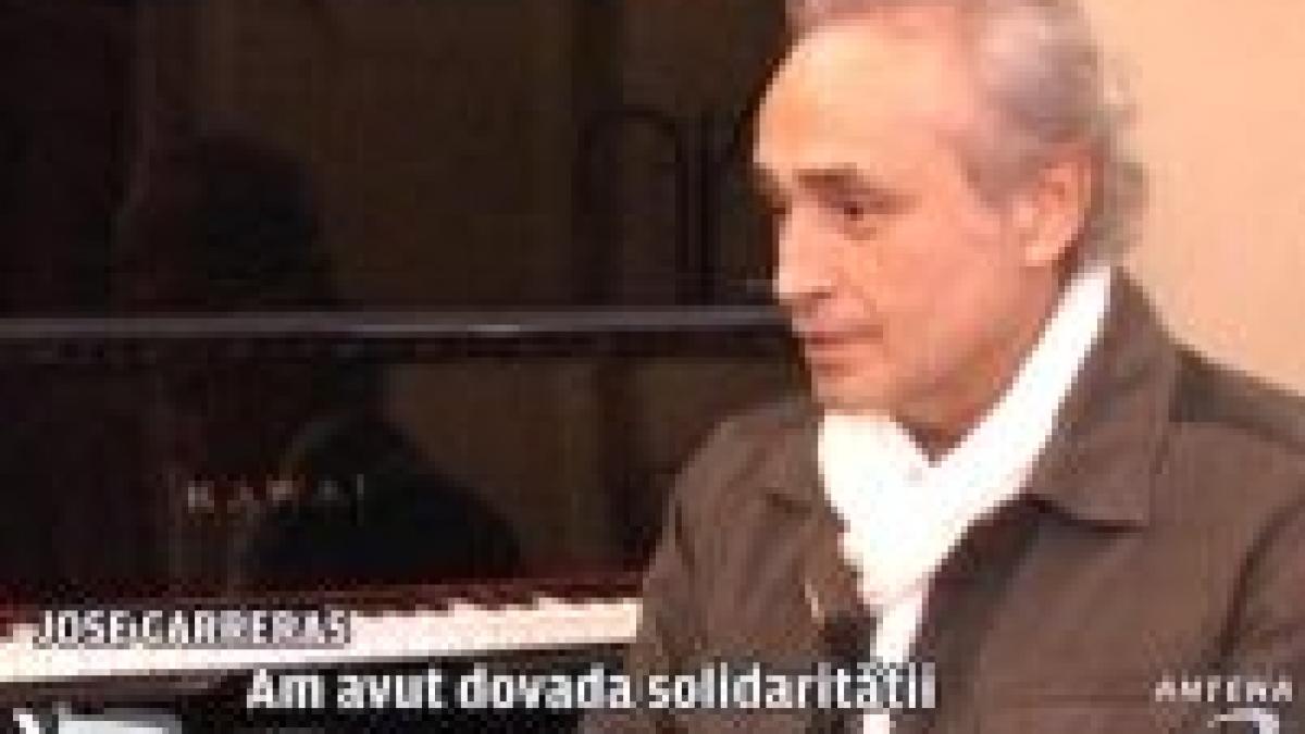 Interviu cu tenorul Jose Carreras