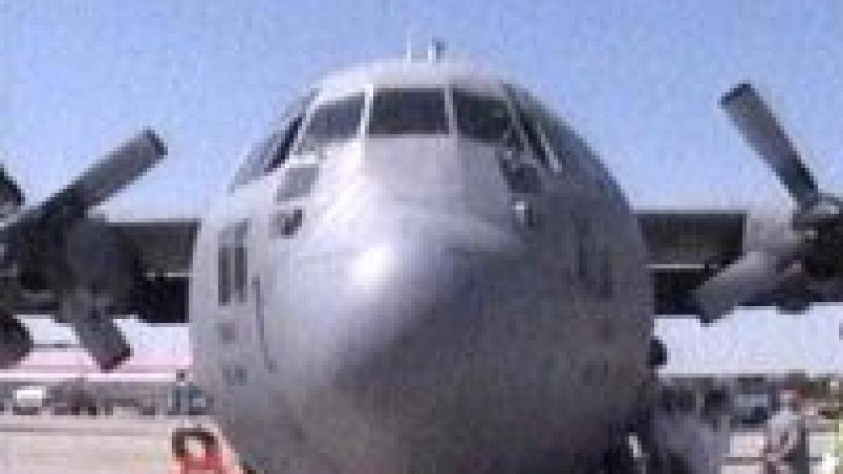 Un avion militar american a aterizat forţat la Kogălniceanu