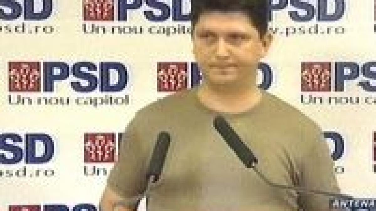 PSD ameninţă cu moţiunea de cenzură şi atacă "mafia pedistă"