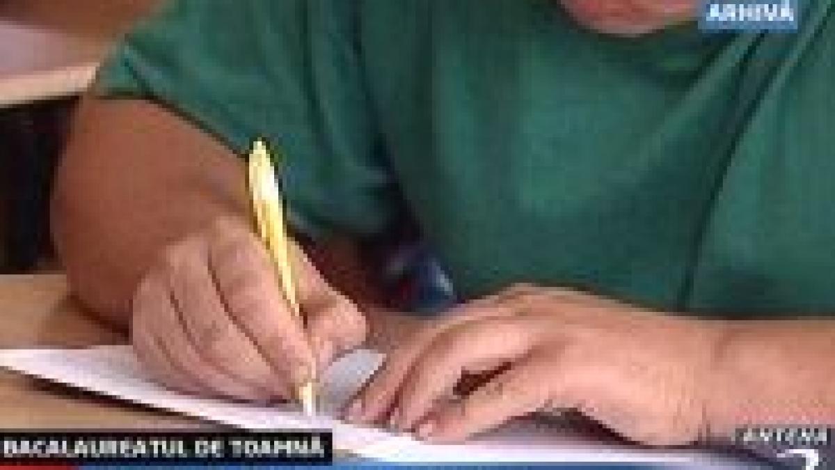 BAC. A început sesiunea de toamnă