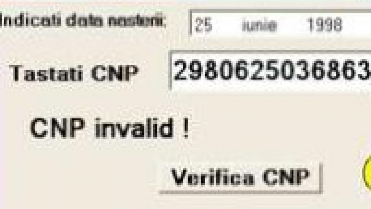 Doi bărbaţi din Argeş au acelaşi CNP 