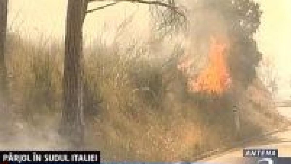 Incendiile fac ravagii în Sicilia. Trei morţi <font color=red>(VIDEO)</font>